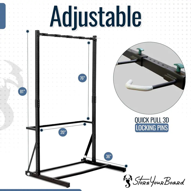 StoreYourBoard Teal Freestanding Triangle Bike Rack – Holds Up to 5 Bikes with Space-Saving Vertical Design