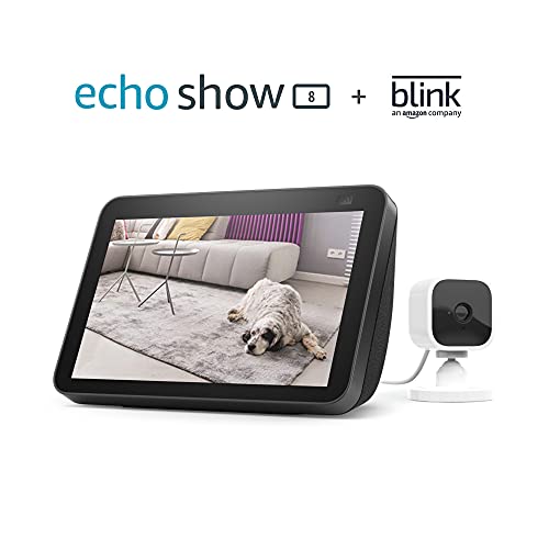 Echo Show 8 (2nd Gen, 2021 release) | HD smart display with Alexa and 13 MP camera | Charcoal