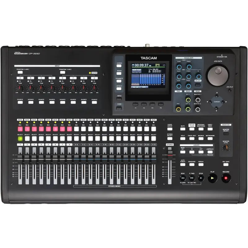 Tascam DP-32SD Digital Portastudio – 32-Track Portable Recording Studio with SD Card Interface