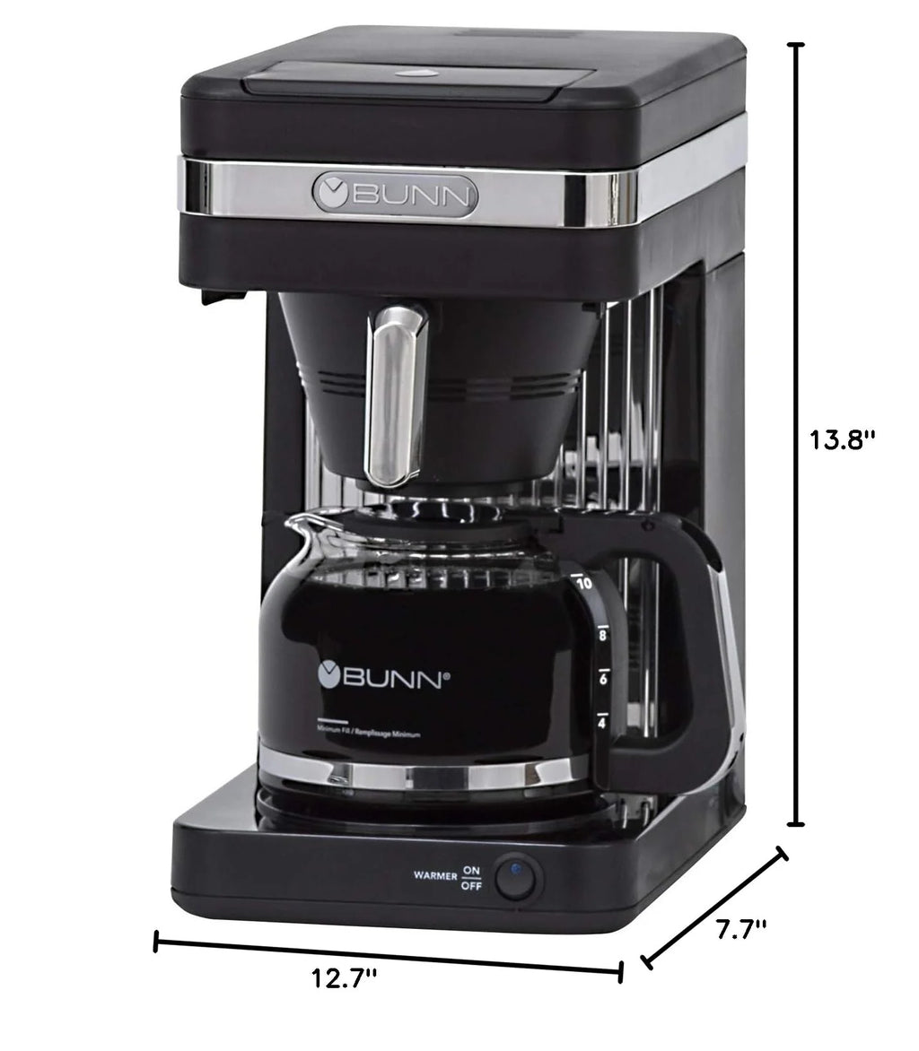 BUNN CSB2B Speed Brew Elite 10-Cup Coffee Maker, Black/SST