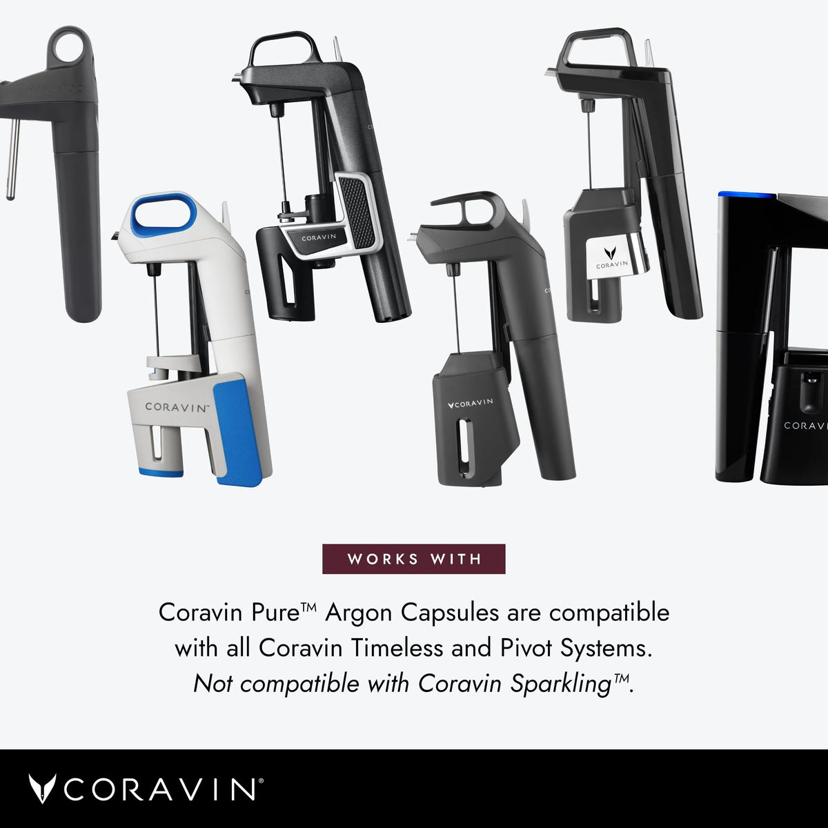 Coravin Pure Capsules Patented Cartridges