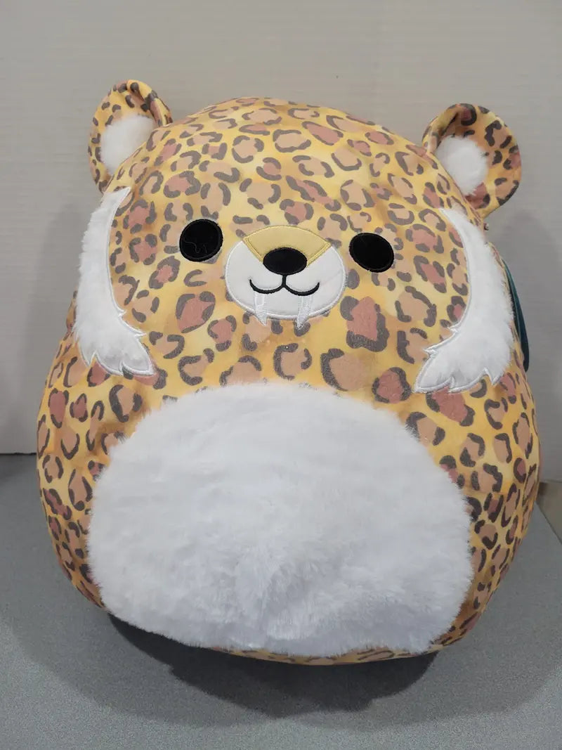 Squishmallows 16-Inch Cherie Saber Tooth Tiger to Your Squad, Ultrasoft Stuffed Animal Large Plush Toy, Official Kelly Toy Plush
