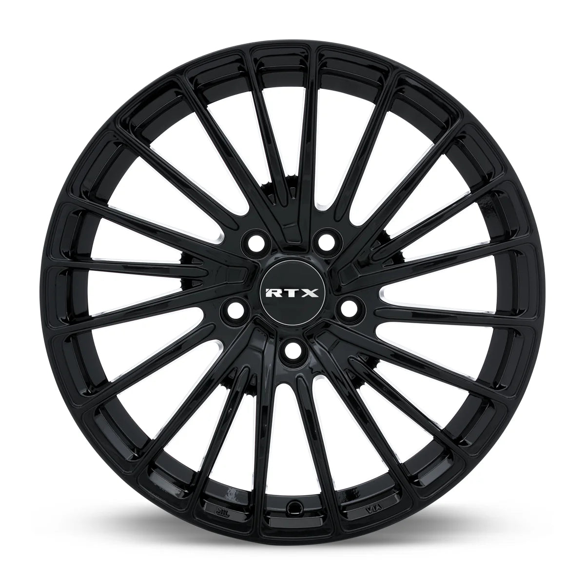 RTX Polar 18x8 5x114.3 ET40 CB73.1 Gloss Black Wheel