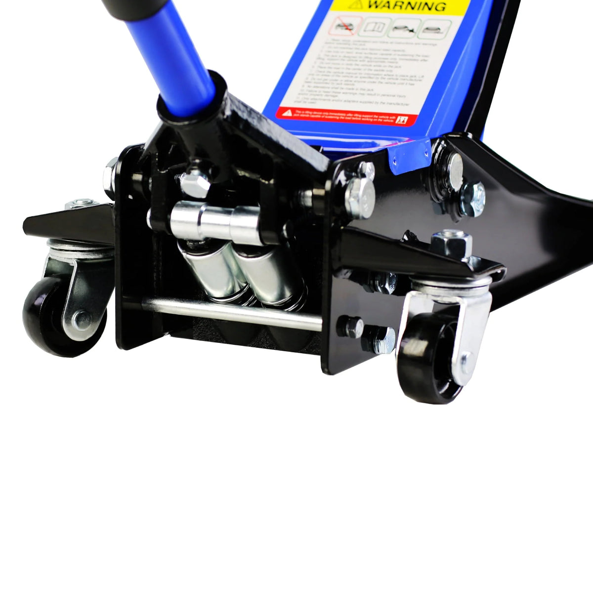 DSstyles 3 Ton Hydraulic Floor Jack Dual Pump 6600 Lb Capacity Lifting Range 3.3"-18.5" Low Profile Service Jack for Quickly Car Lift