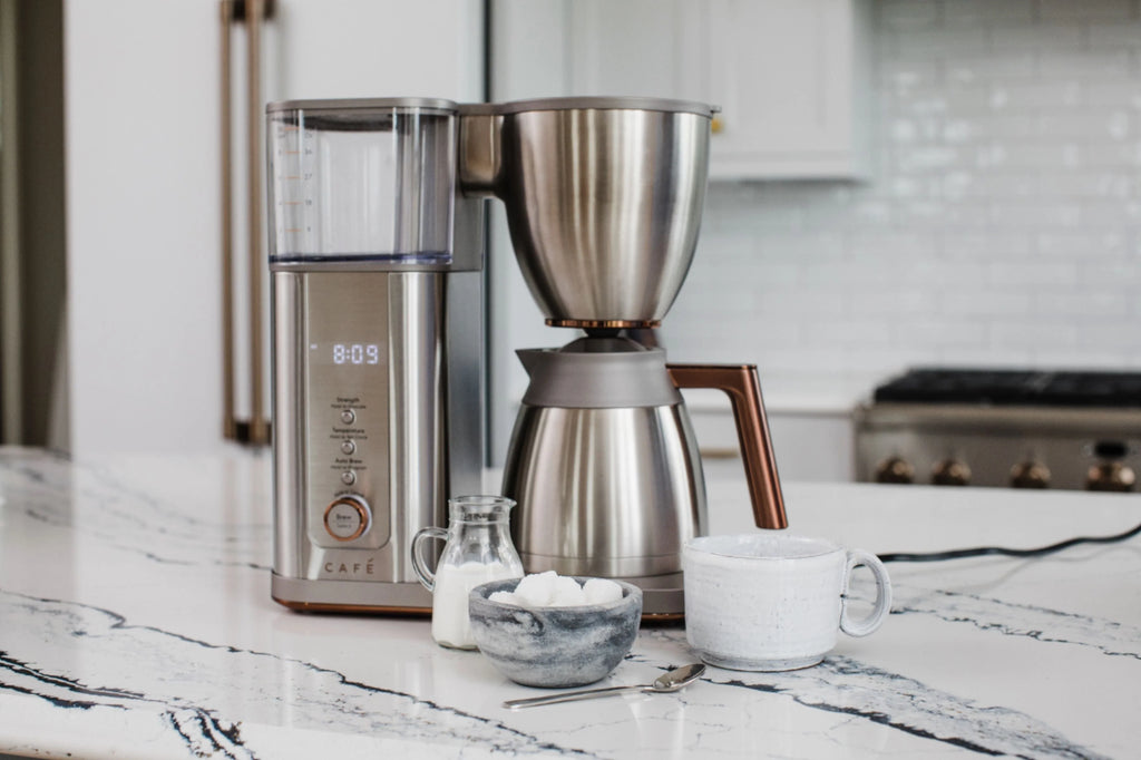 Café - Smart Drip 10-Cup Coffee Maker with WiFi - Brushed Stainless