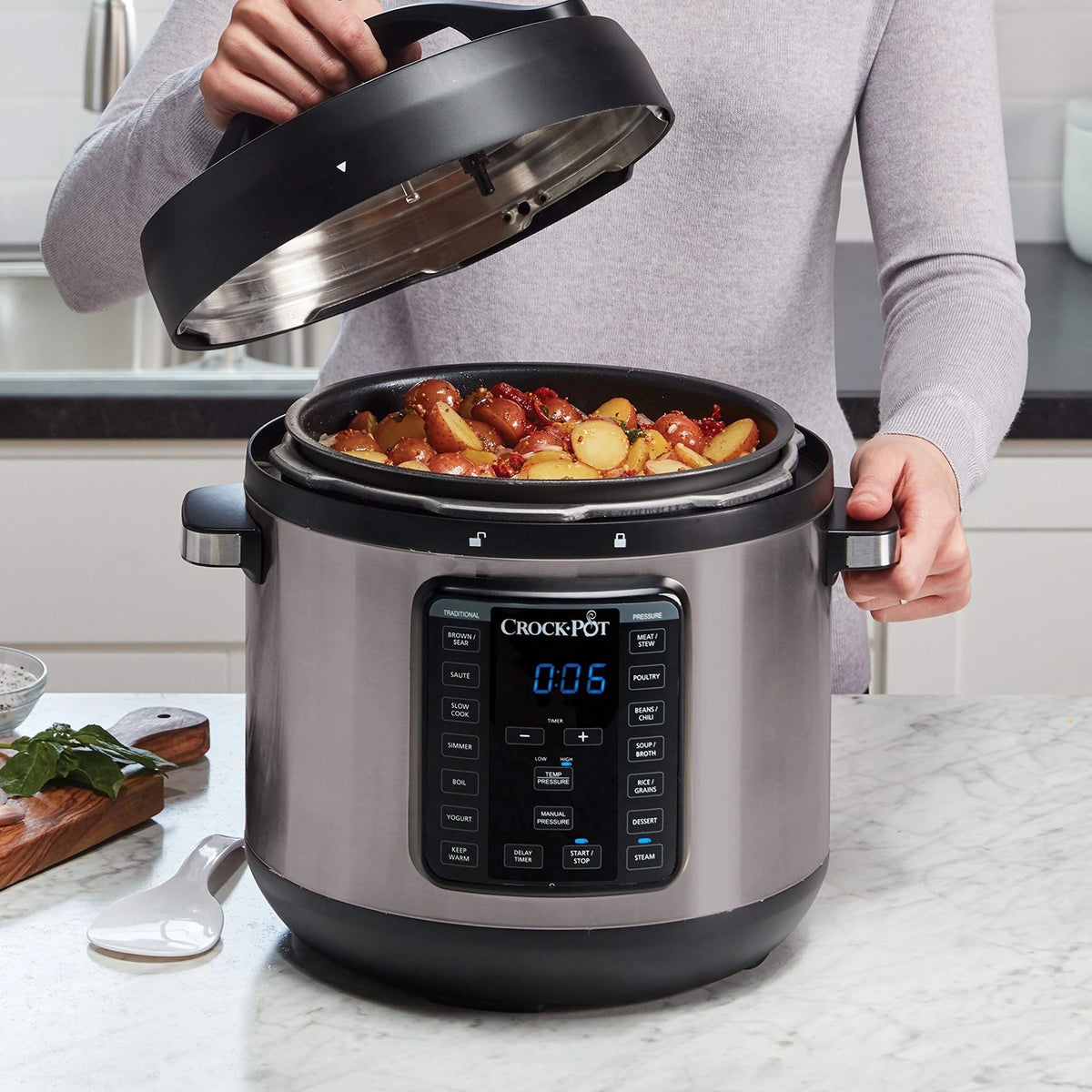 Crock Pot Multi Use Programmable Pressure Stainless