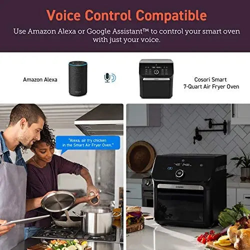 COSORI 6.8-Quart Dual Blaze Air Fryer with Smart ThermoIQ Temperature Control