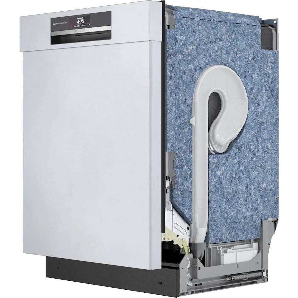 Bosch - 800 Series 24" Top Control Built-In Dishwasher with CrystalDry, Stainless Steel Tub, 3rd Rack, 42 dBa - Stainless steel