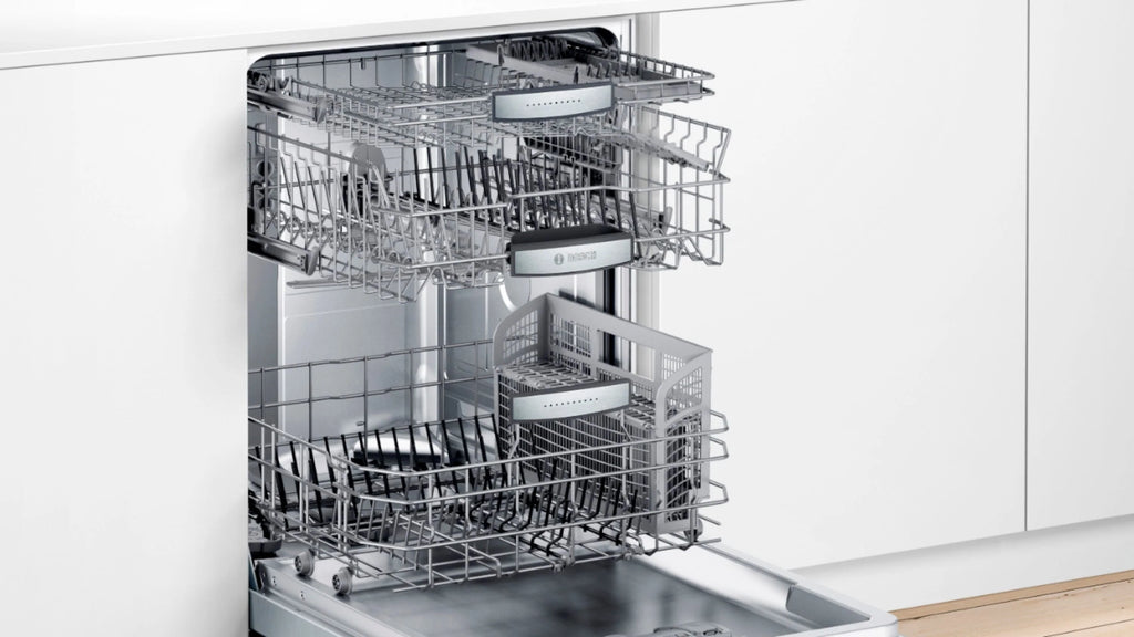 Bosch - 800 Series 24" Top Control Built-In Dishwasher with CrystalDry, Stainless Steel Tub, 3rd Rack, 40 dBa - Stainless steel