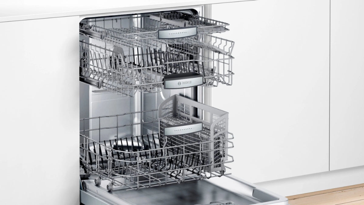 Bosch - 800 Series 24" Top Control Built-In Dishwasher with CrystalDry, Stainless Steel Tub, 3rd Rack, 40 dBa - Stainless steel