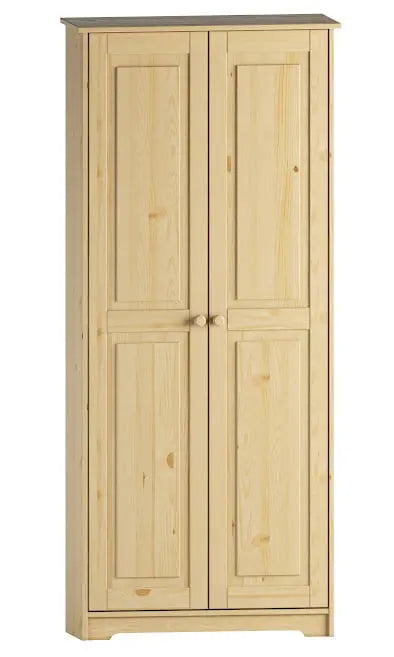 Solid Wood Pantry Storage Cabinet, Freestanding Kitchen Cupboard, Closet with Shelves