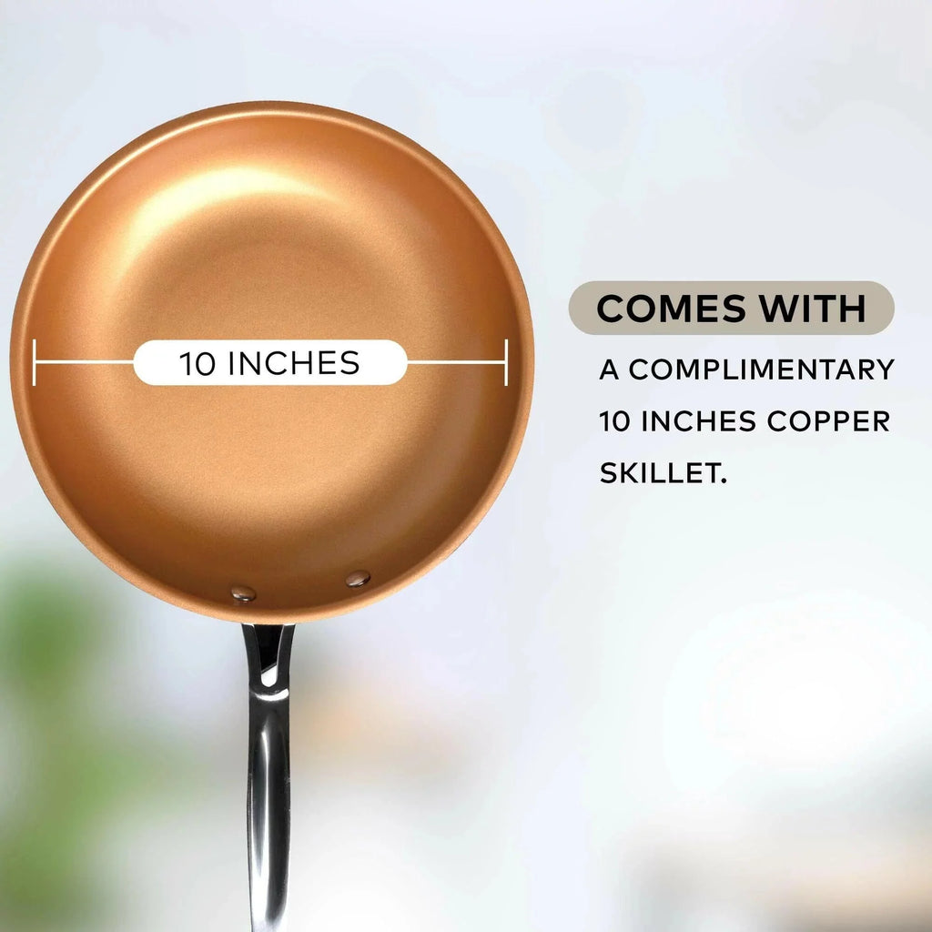 ChefWave LCD 1800W Portable Induction Cooktop w/ Safety Lock, Bonus 10in Fry Pan