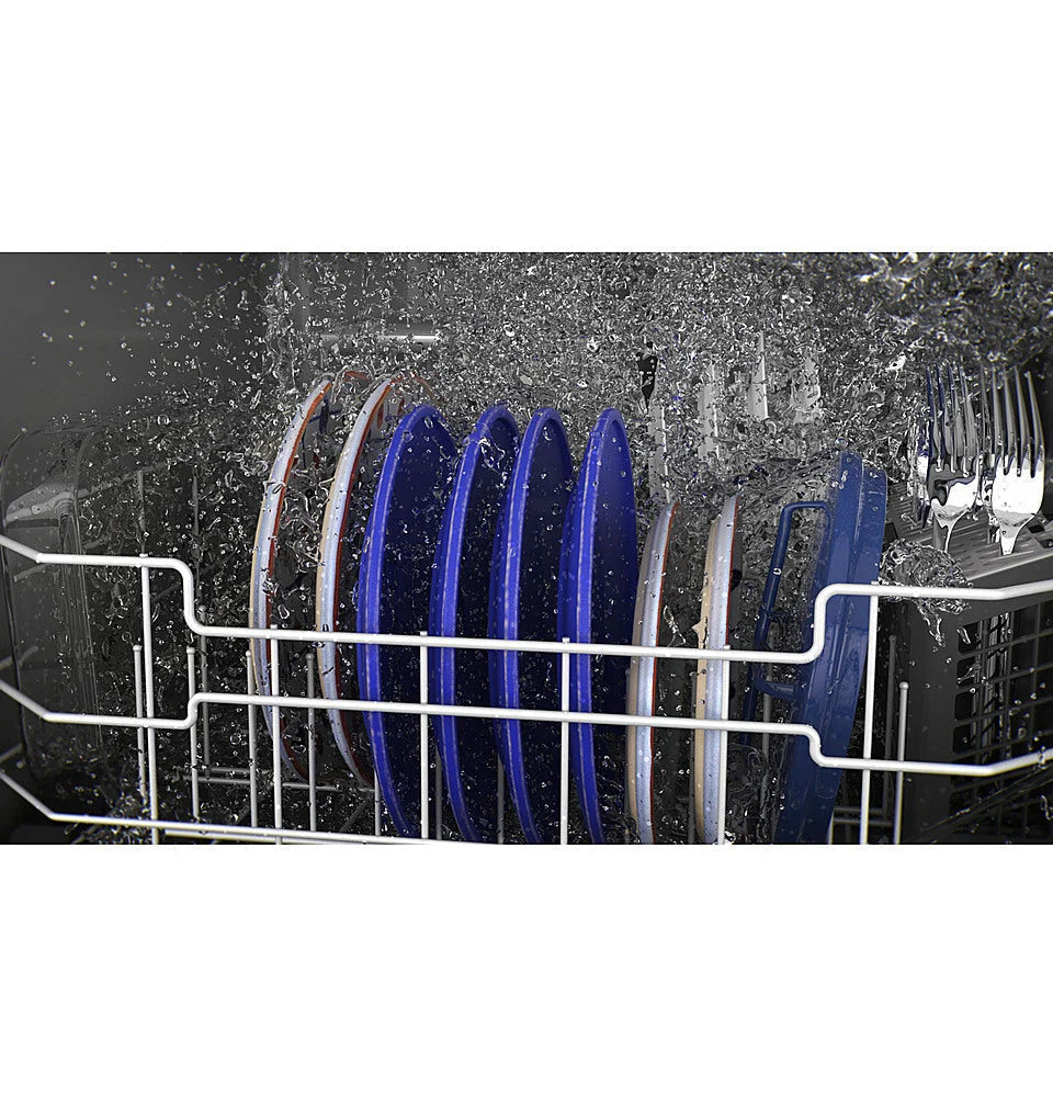 GE - Top Control Built-In Dishwasher with 3rd Rack, Dry Boost, 50 dBa - Slate